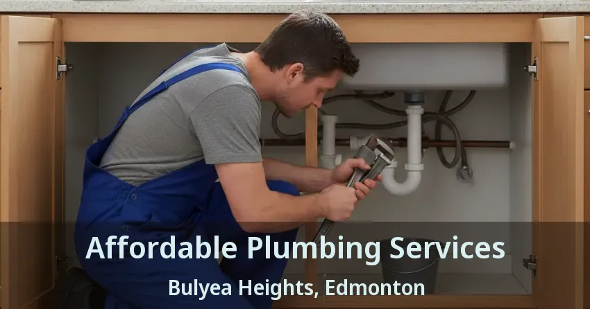 Affordable Plumbing Services Bulyea Heights, Edmonton - AB