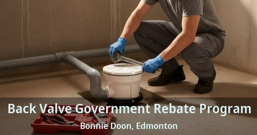 Back Valve Government Rebate Program Bonnie Doon, Edmonton - AB