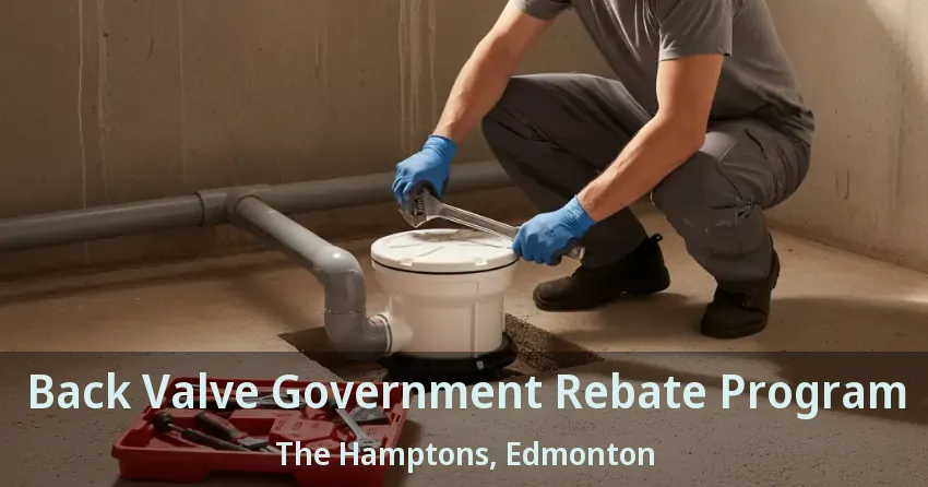 Back Valve Government Rebate Program The Hamptons, Edmonton - AB