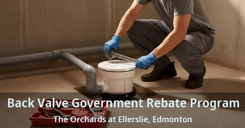 Back Valve Government Rebate Program The Orchards at Ellerslie, Edmonton - AB