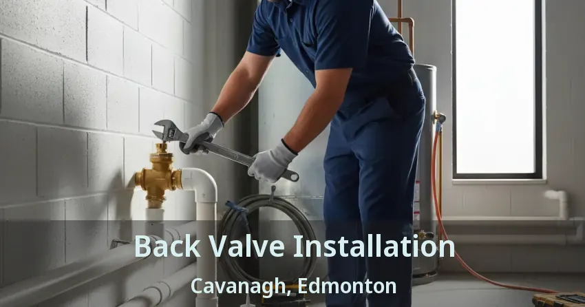 Back Valve Installation Cavanagh, Edmonton - AB