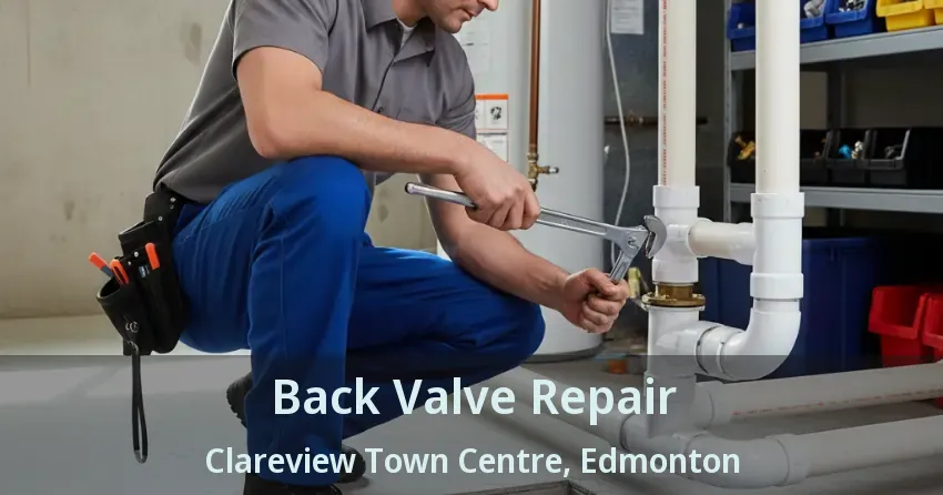 Back Valve Repair Clareview Town Centre, Edmonton - AB
