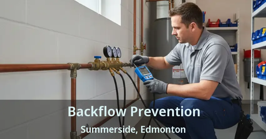 Backflow Prevention Summerside, Edmonton - AB