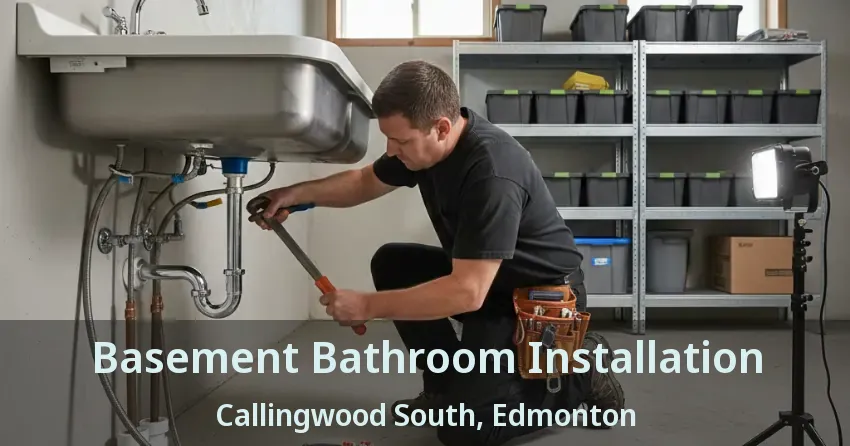 Basement Bathroom Installation Callingwood South, Edmonton - AB