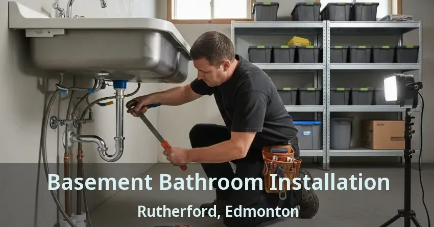 Basement Bathroom Installation Rutherford, Edmonton - AB
