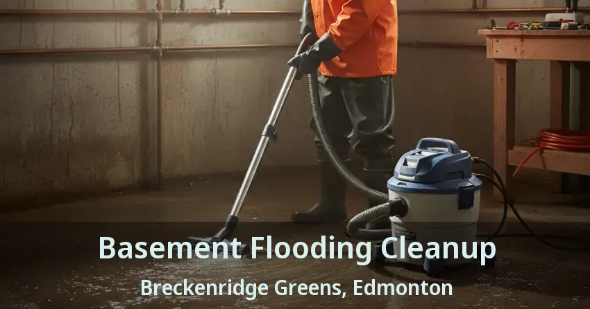 Basement Flooding Cleanup Breckenridge Greens, Edmonton - AB