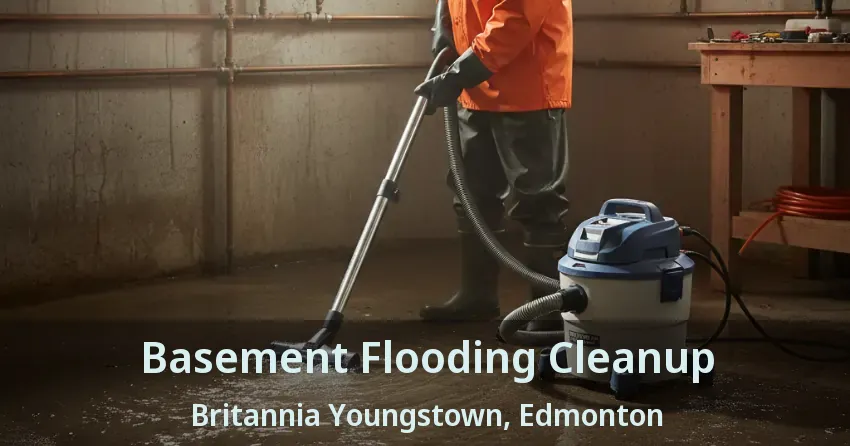 Basement Flooding Cleanup Britannia Youngstown, Edmonton - AB