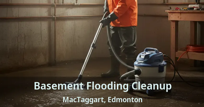 Basement Flooding Cleanup MacTaggart, Edmonton - AB