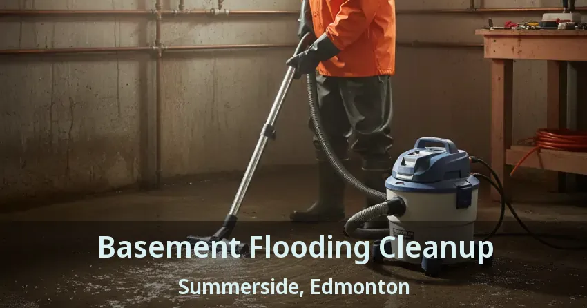 Basement Flooding Cleanup Summerside, Edmonton - AB