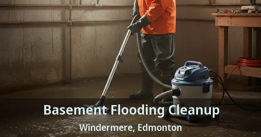 Basement Flooding Cleanup Windermere, Edmonton - AB