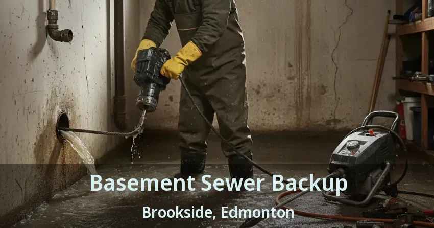 Basement Sewer Backup Brookside, Edmonton - AB