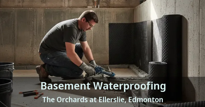Basement Waterproofing The Orchards at Ellerslie, Edmonton - AB