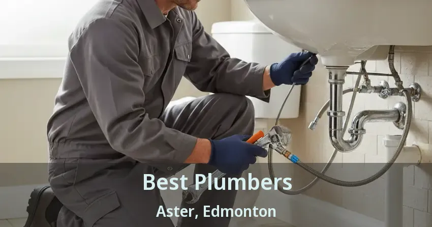 Best Plumbers Aster, Edmonton - AB