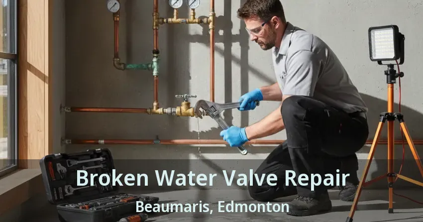 Broken Water Valve Repair Beaumaris, Edmonton - AB