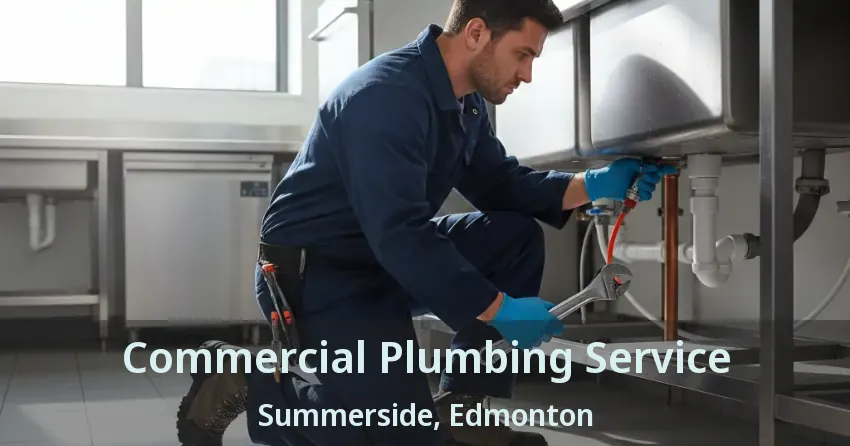 Commercial Plumbing Service Summerside, Edmonton - AB