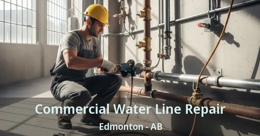 Commercial Water Line Repair Edmonton - AB