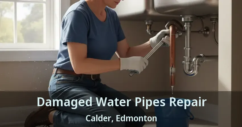 Damaged Water Pipes Repair Calder, Edmonton - AB