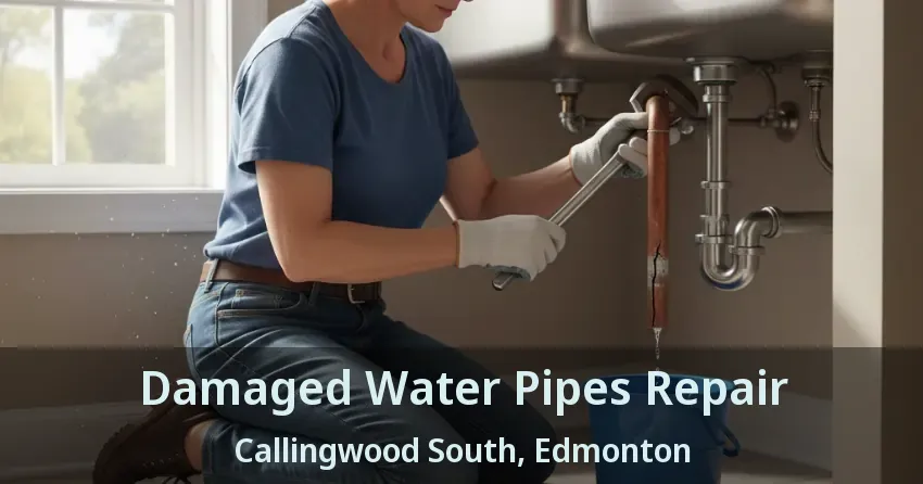 Damaged Water Pipes Repair Callingwood South, Edmonton - AB