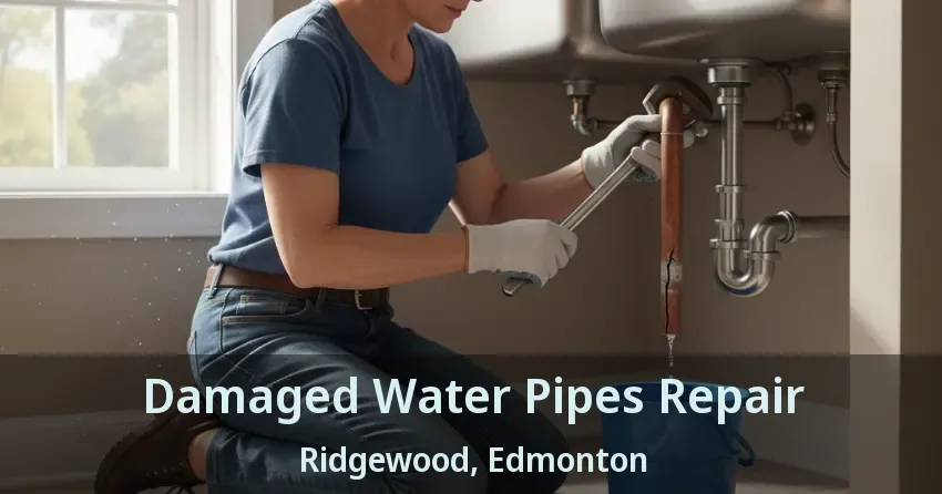 Damaged Water Pipes Repair Ridgewood, Edmonton - AB