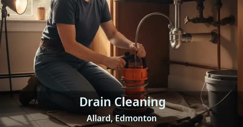 Drain Cleaning Allard, Edmonton - AB