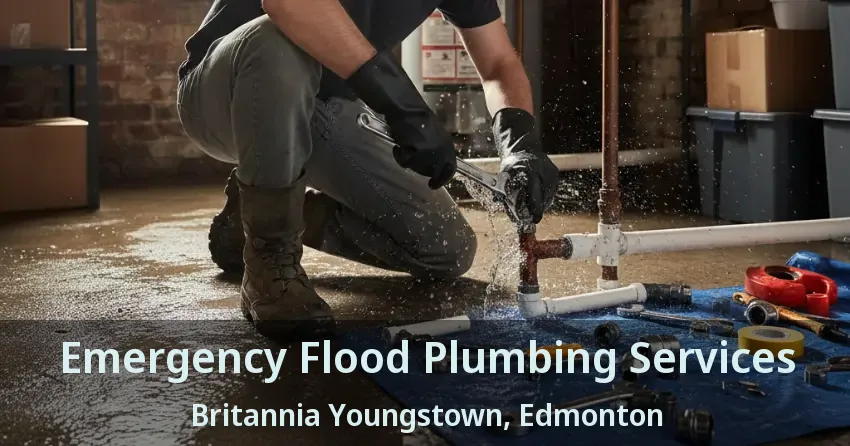 Emergency Flood Plumbing Services Britannia Youngstown, Edmonton - AB