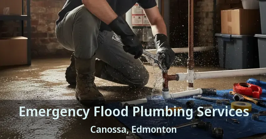 Emergency Flood Plumbing Services Canossa, Edmonton - AB