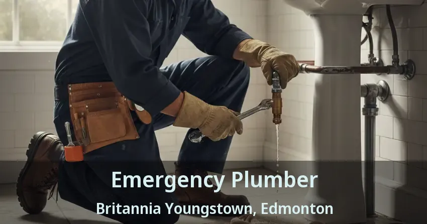 Emergency Plumber Britannia Youngstown, Edmonton - AB
