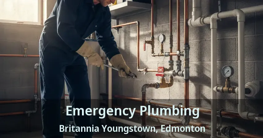Emergency Plumbing Britannia Youngstown, Edmonton - AB