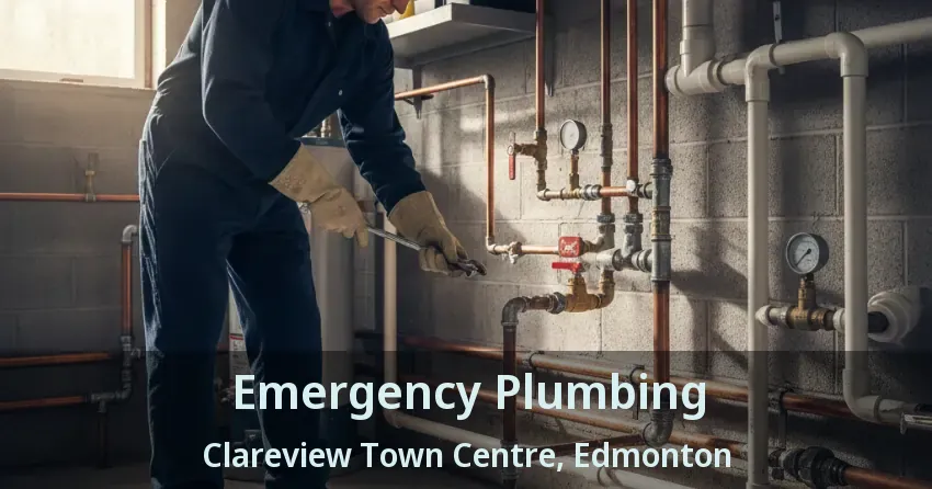 Emergency Plumbing Clareview Town Centre, Edmonton - AB