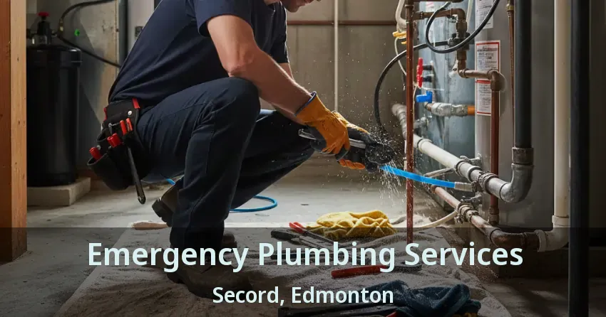 Emergency Plumbing Services Secord, Edmonton - AB