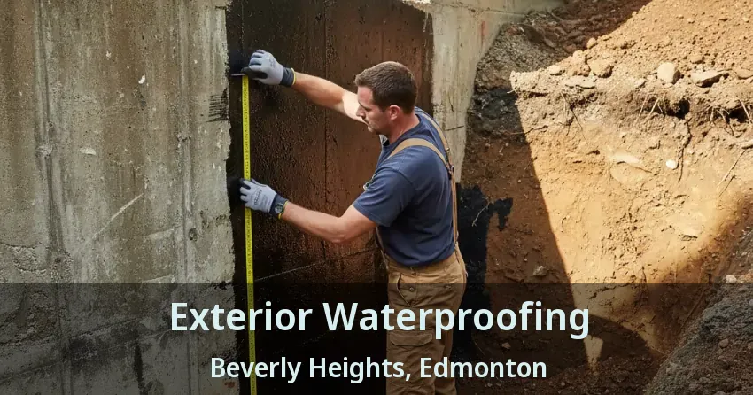 Exterior Waterproofing Beverly Heights, Edmonton - AB