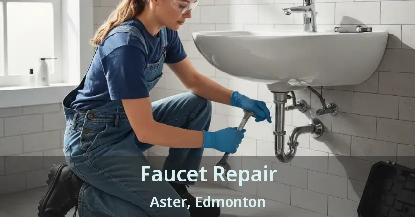 Faucet Repair Aster, Edmonton - AB
