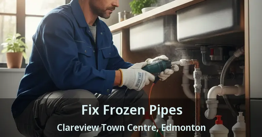 Fix Frozen Pipes Clareview Town Centre, Edmonton - AB