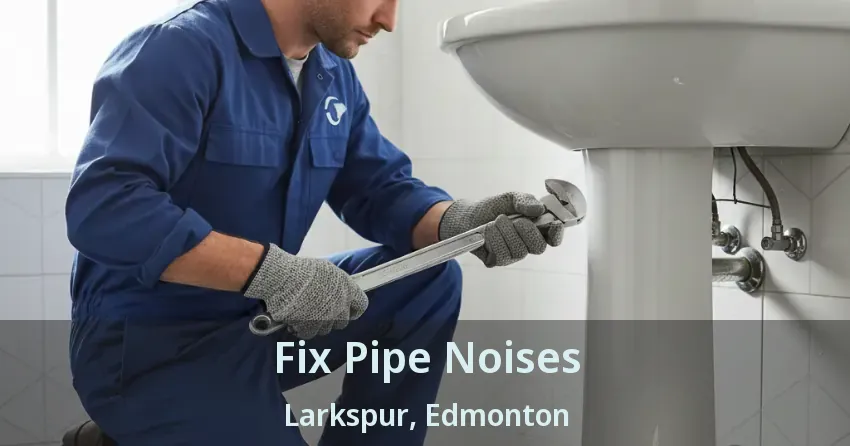Fix Pipe Noises Larkspur, Edmonton - AB