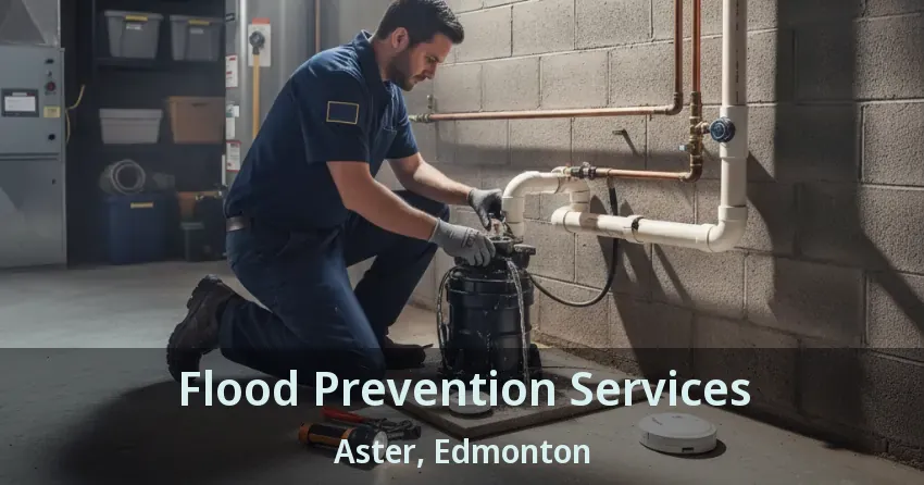 Flood Prevention Services Aster, Edmonton - AB