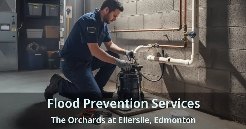 Flood Prevention Services The Orchards at Ellerslie, Edmonton - AB