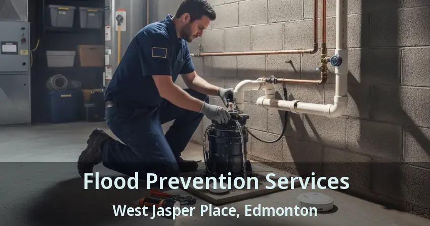 Flood Prevention Services West Jasper Place, Edmonton - AB