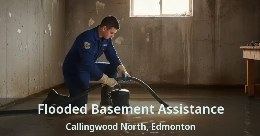 Flooded Basement Assistance Callingwood North, Edmonton - AB