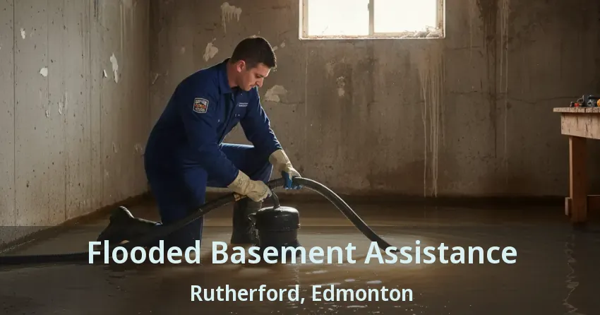 Flooded Basement Assistance Rutherford, Edmonton - AB