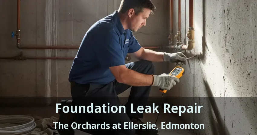 Foundation Leak Repair The Orchards at Ellerslie, Edmonton - AB