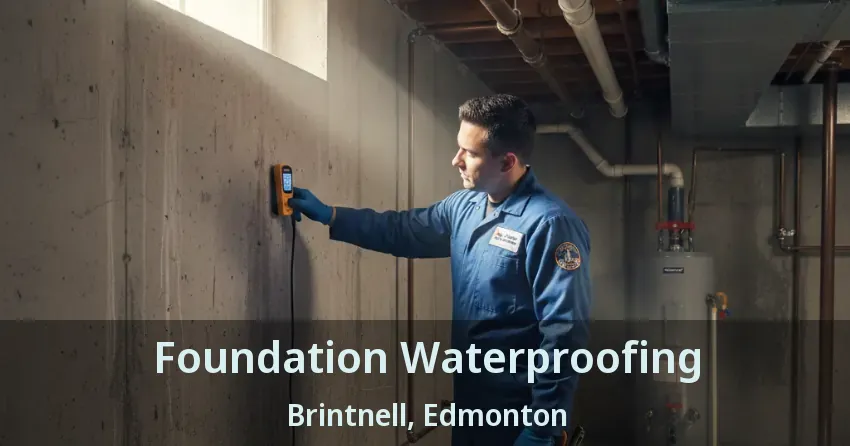 Foundation Waterproofing Brintnell, Edmonton - AB
