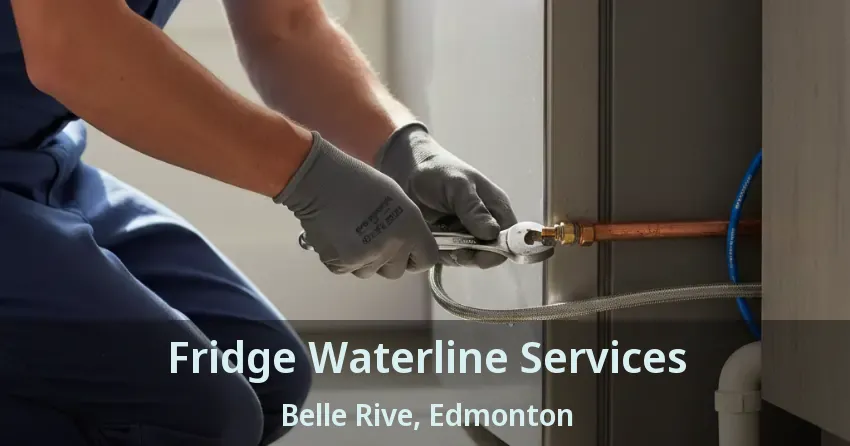 Fridge Waterline Services Belle Rive, Edmonton - AB