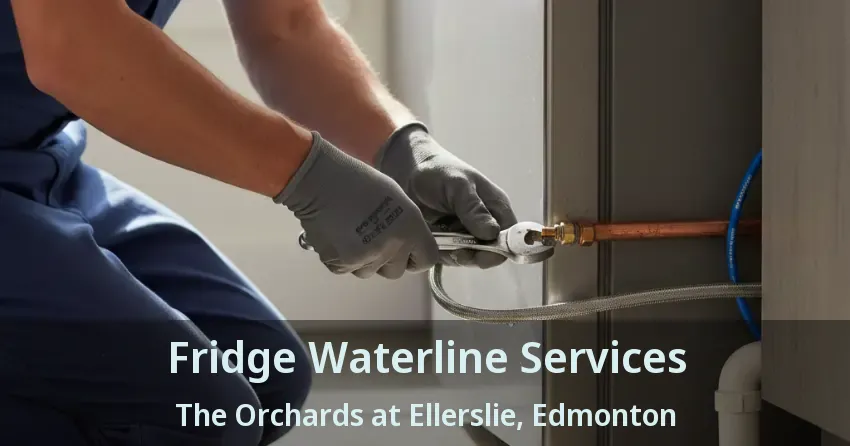 Fridge Waterline Services The Orchards at Ellerslie, Edmonton - AB