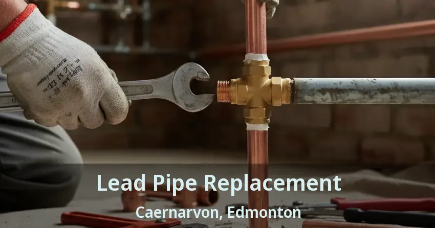 Lead Pipe Replacement Caernarvon, Edmonton - AB