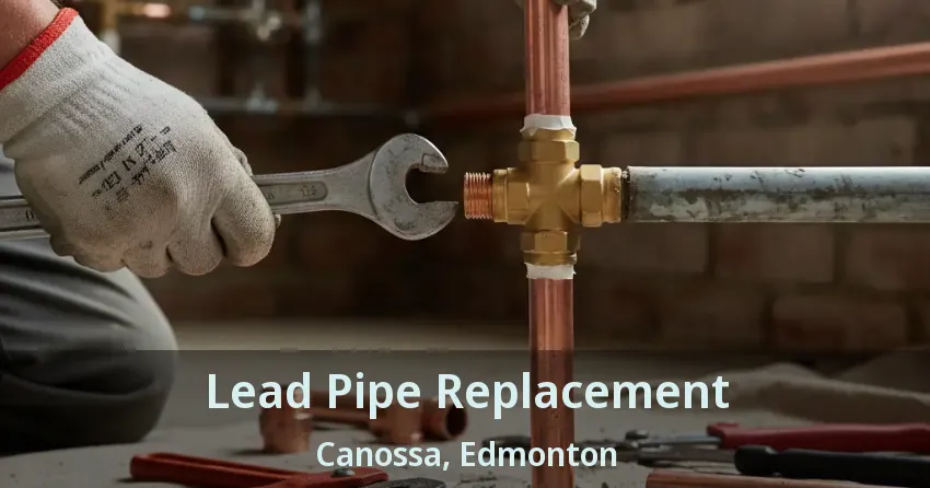 Lead Pipe Replacement Canossa, Edmonton - AB