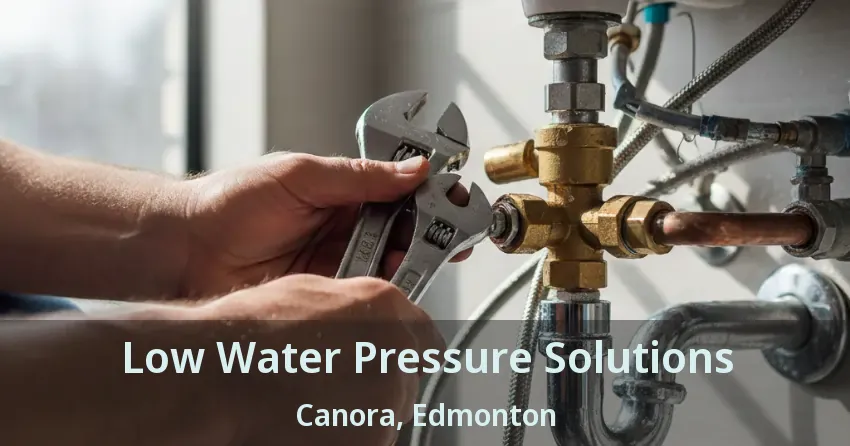 Low Water Pressure Solutions Canora, Edmonton - AB