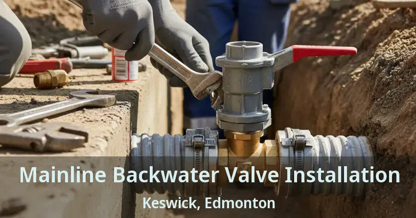 Mainline Backwater Valve Installation Keswick, Edmonton - AB