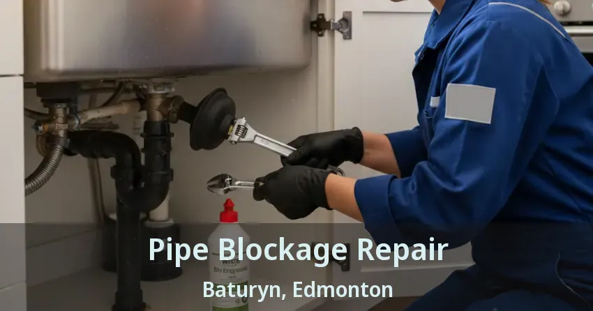 Pipe Blockage Repair Baturyn, Edmonton - AB