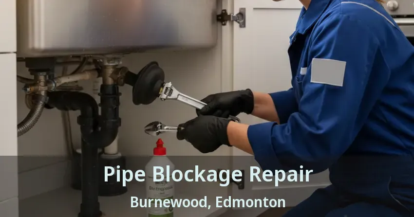 Pipe Blockage Repair Burnewood, Edmonton - AB