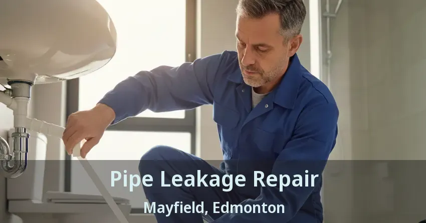 Pipe Leakage Repair Mayfield, Edmonton - AB
